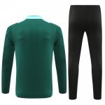 Manchester United Training Sweatshirts Viertelreißverschluss 2024-25 Grüne